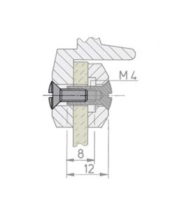 VETUS Stainless Steel Screws M5X12 Mm For Portholes 50 Pcs