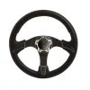 VETUS Noctis Steering Wheel Black With Chrome Inserts 350mm