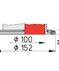 VETUS Tom S Cowl Ventilator 100mm