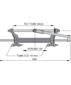 VETUS OB125 Hydraulic Outboard Steering Cylinder Max 125hp