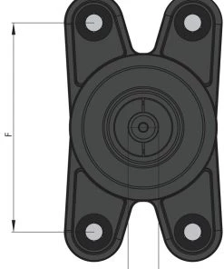VETUS Type 2 Constant Velocity Joint 15 25mm Shaft 10cm Flange