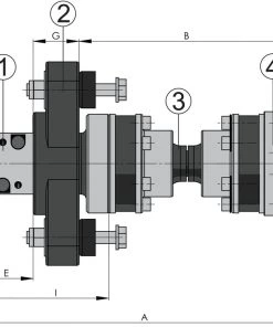 VETUS Type 6 Constant Velocity Joint 42 50mm Shaft 12.7cm Flange