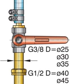 VETUS Water Scoop Set For 20/30/35mm Shaft