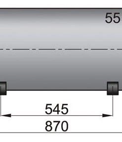 VETUS Double Wall Calorifier 55L Incl Fitting Kit