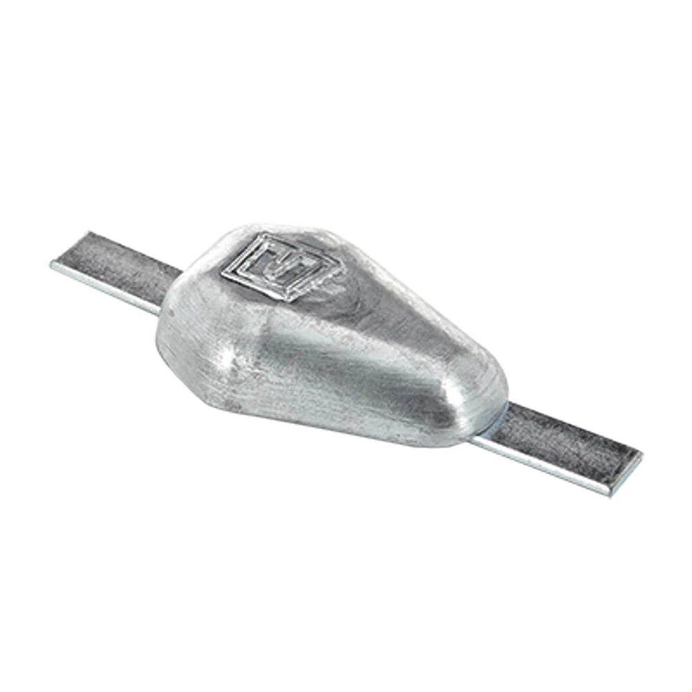 VETUS Weld-On Hull Anode Zinc 2.7kg 1 VETUS Weld-On Hull Anode Zinc 2.7kg
