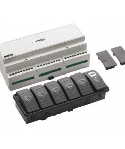 VETUS Windscreen Wiper Control Panel For Up To 5 Wipers 12/24V