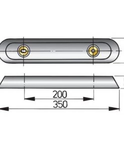 VETUS Zinc Hull Anode 19 VETUS Zinc Hull Anode -Cheap VETUS Store zink35c 1 1