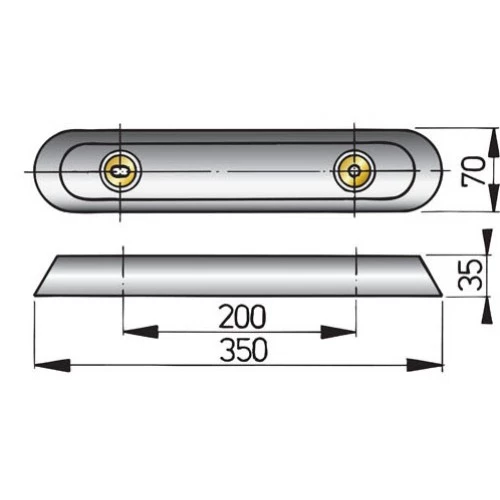 VETUS Zinc Hull Anode 10 VETUS Zinc Hull Anode - Image 10